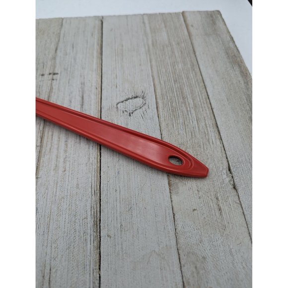 Hutzler Spatula Nylon Slotted Reinforced Turner Flipper No 717 Red LOPOL - Picture 2 of 7